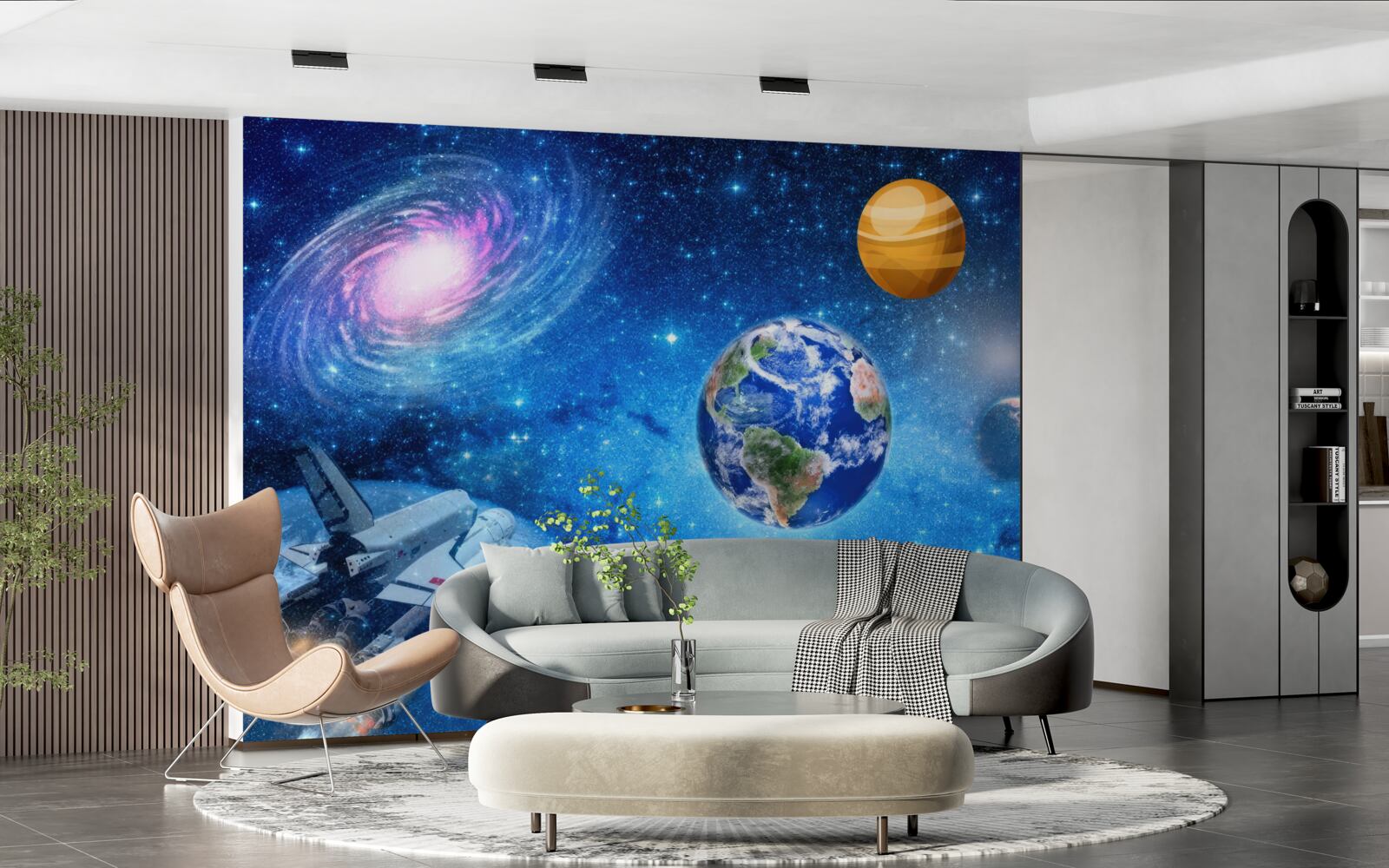 Papier peint les planètes et leur espace
