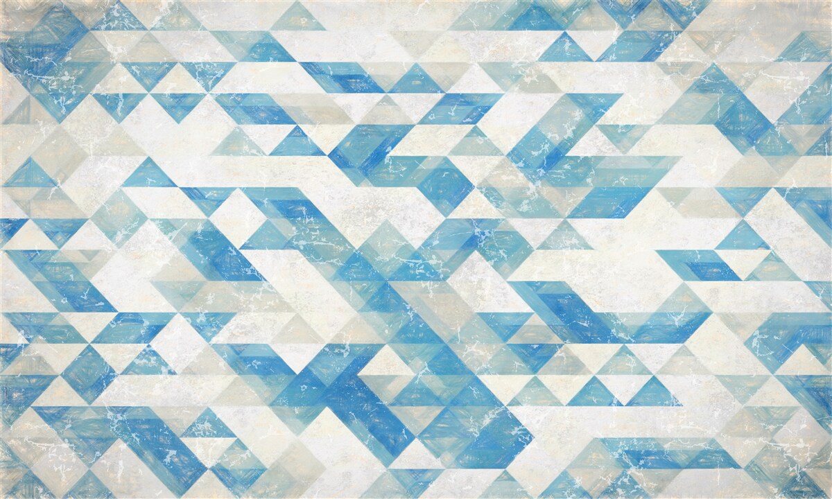 Papier peint formes géométriques dans l'abstraction