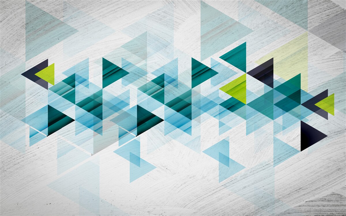 Papier peint abstraction triangulaire