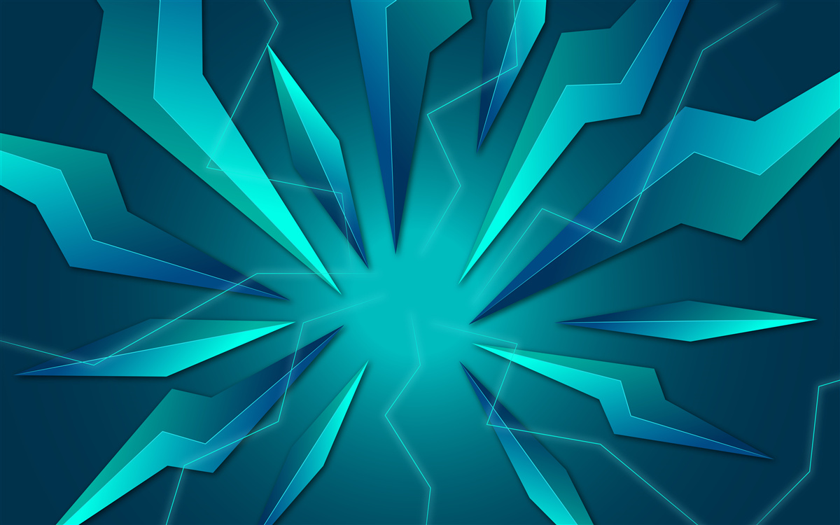 Papier peint courbes de vagues bleues et turquoises