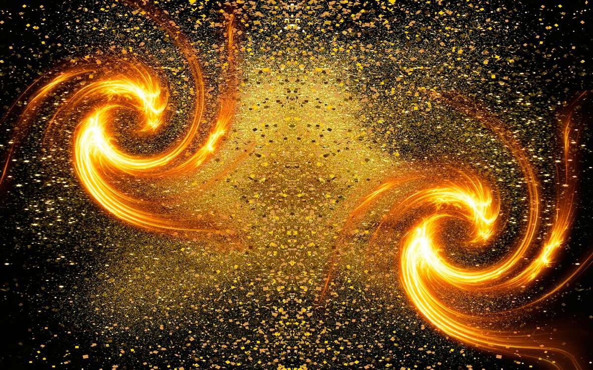 Papier peint des millions de luminaires astraux et plusieurs galaxies
